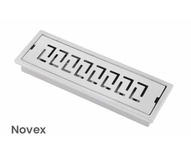 Novex Floor Drain 24x4 (600x100) - Chrome