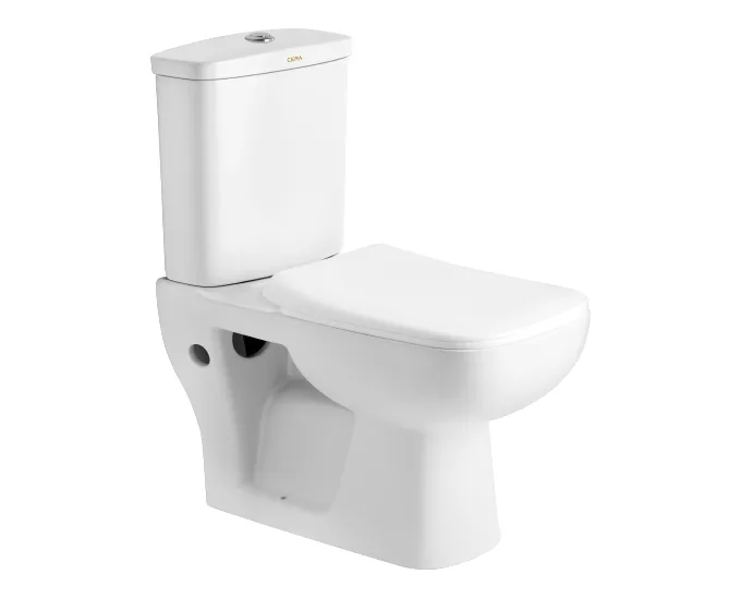 CERA Two Piece Toilets Campbell P Trap with slim soft close seat cover