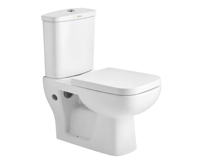 CERA Two Piece Toilets Campbell S Trap with duroplast seat cover