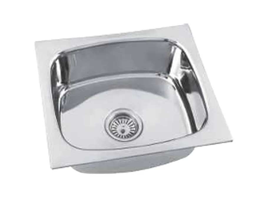 Polo SS Single Bowl Kitchen Sink 21"x18" - Premium