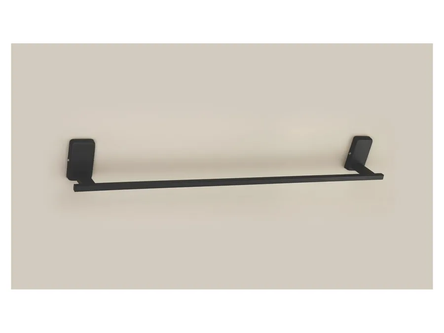Sparrow Opal Towel Rod - Matt Black, 24"