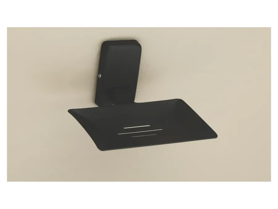 Sparrow Opal Soap Dish - Matt Black