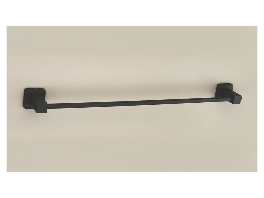 Sparrow Garnet Towel Rod - Matt Black, 24"