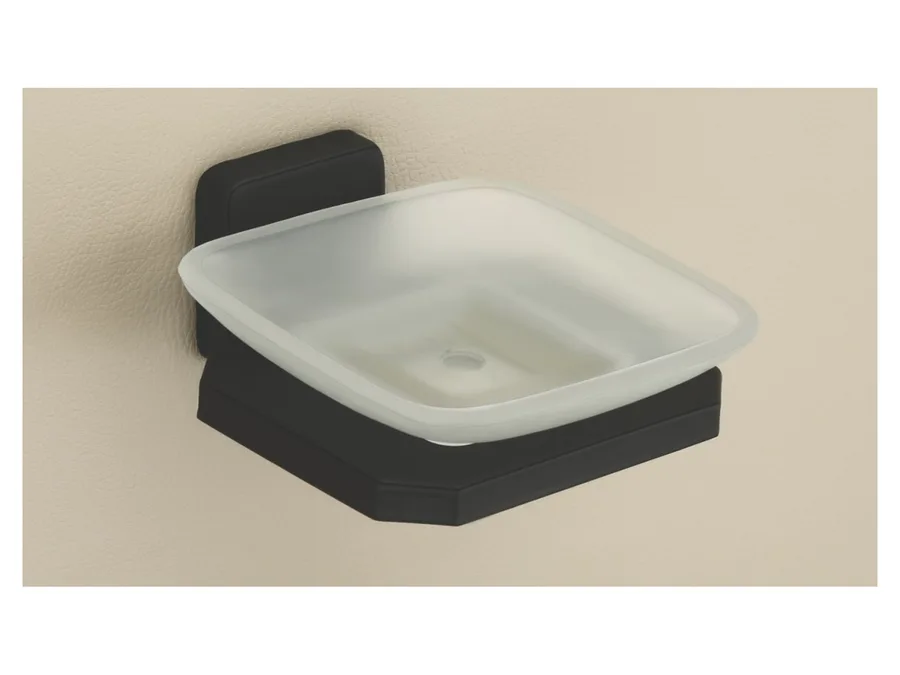 Sparrow Garnet Soap Dish - Matt Black
