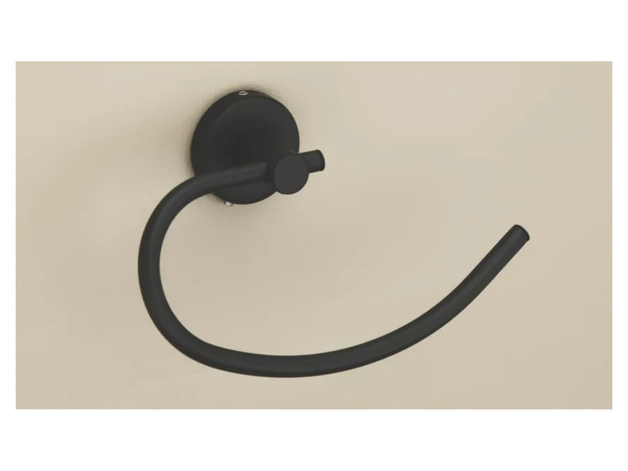 Sparrow Amber Clothes Hook - Matt Black
