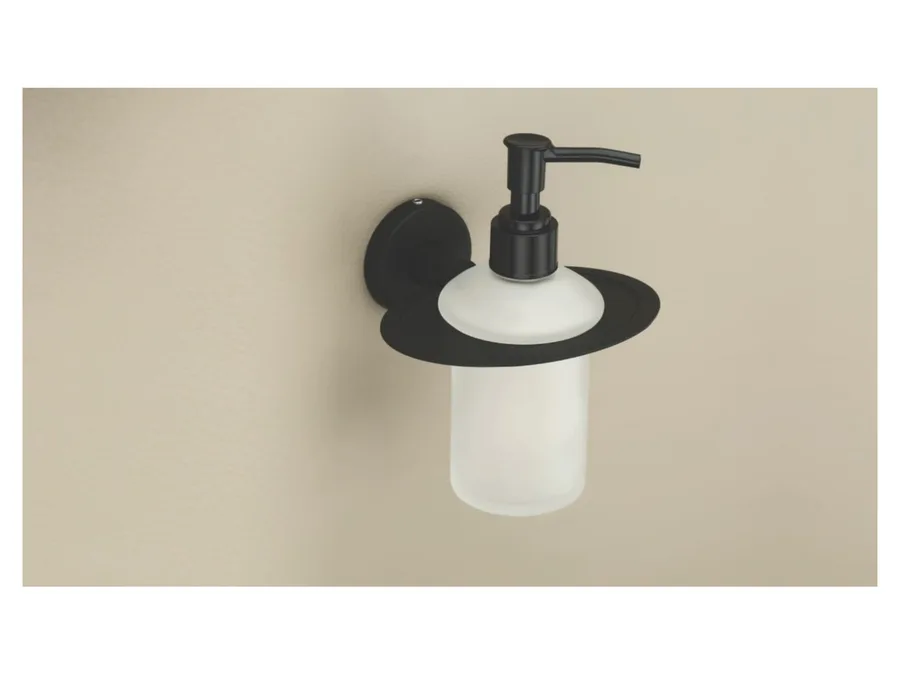 Sparrow Amber Soap Dispenser - Matt Black
