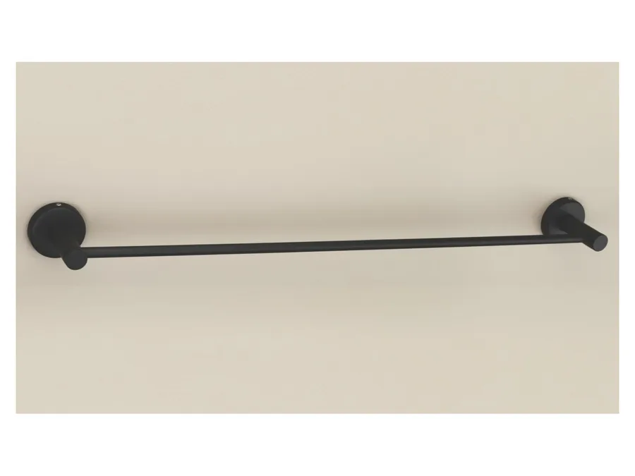 Sparrow Aster Towel Rod 18" - Matt Black