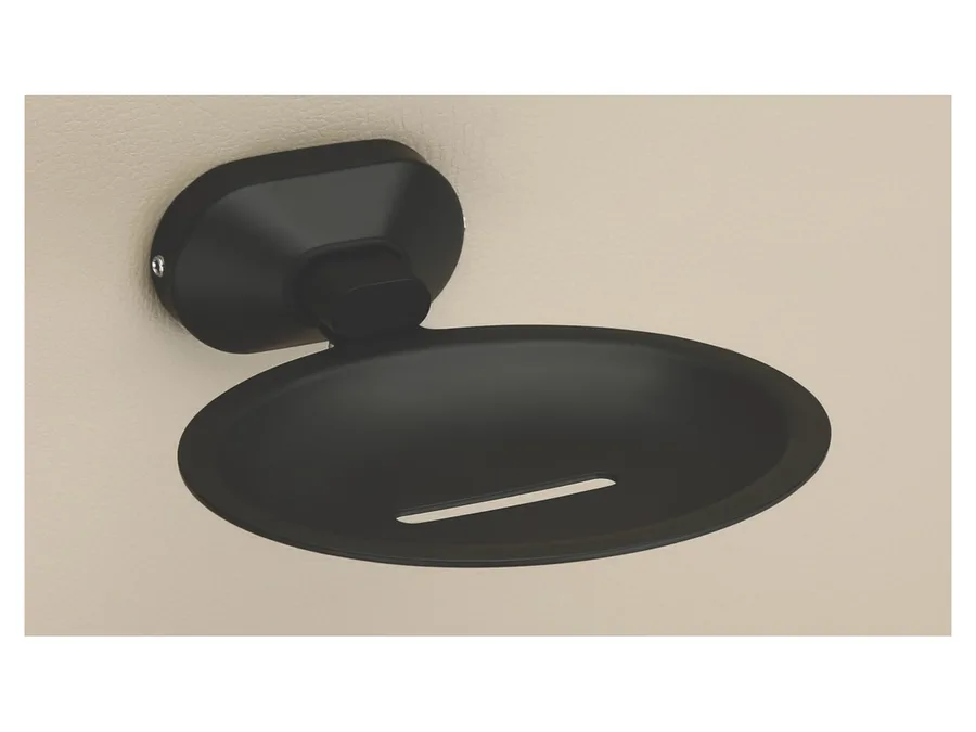 Sparrow Aster Soap Dish - Matt Black