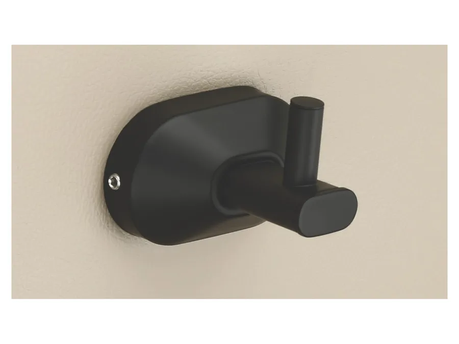 Sparrow Aster Robe Hook - Matt Black
