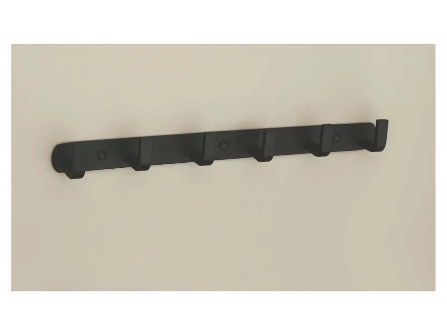 Sparrow 4-Hook Clothes Hanger - Matt Black - MAC-31193-4HOOK