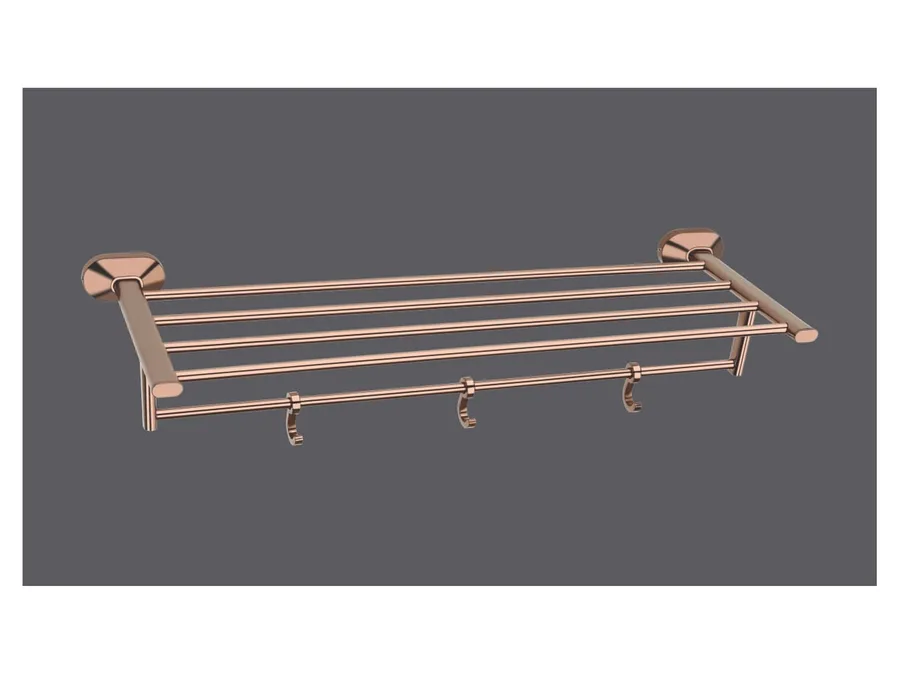 Sparrow Aster Towel Rack 18" - PVD Rose Gold