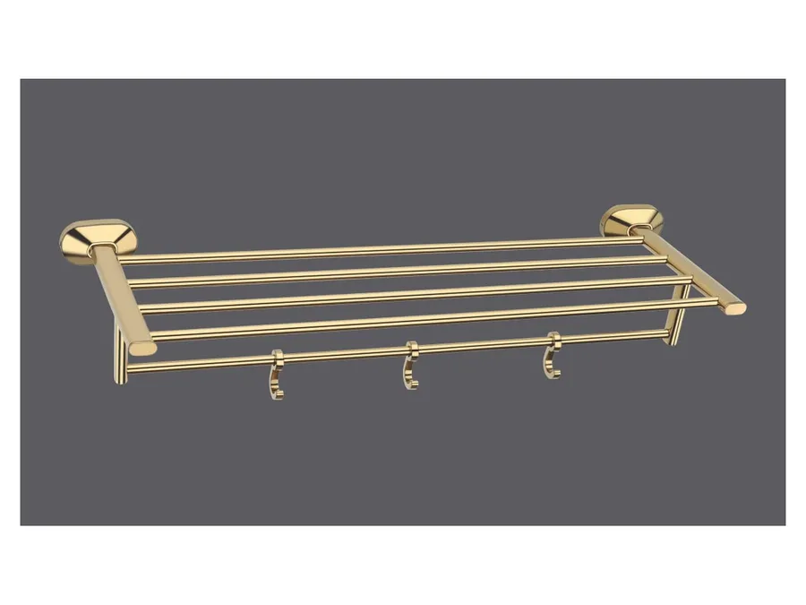 Sparrow Aster Towel Rack - PVD Gold, 18"