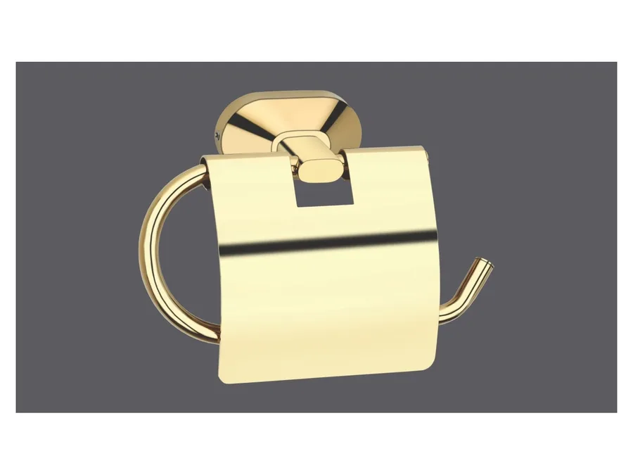 Sparrow Aster Toilet Roll Holder - PVD Gold