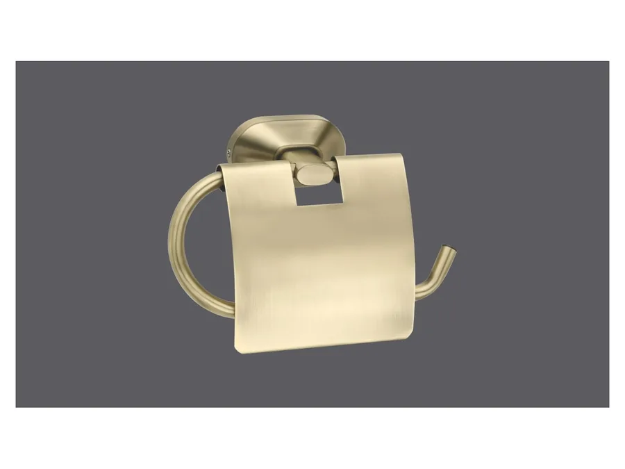 Sparrow Aster Toilet Roll Cover - Brass Antique