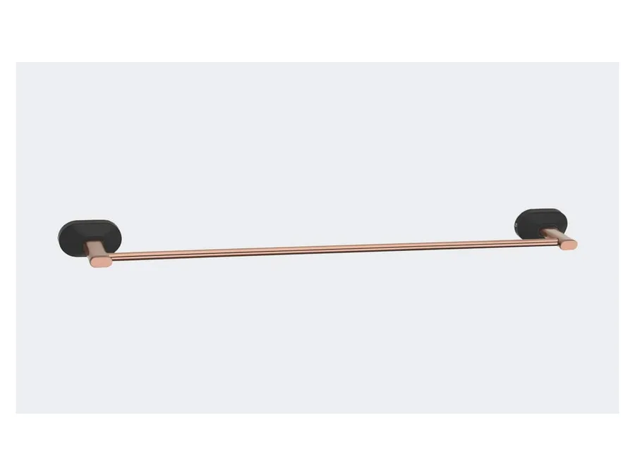 Sparrow Aster Towel Rod 18" - Two Tone PVD and Matt Black
