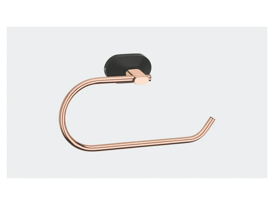 Sparrow Aster Toilet Paper Holder - Two Tone PVD and Matt Black