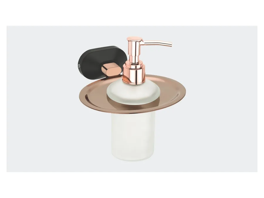 Sparrow Aster Soap Dispenser - Two Tone PVD and Matt Black
