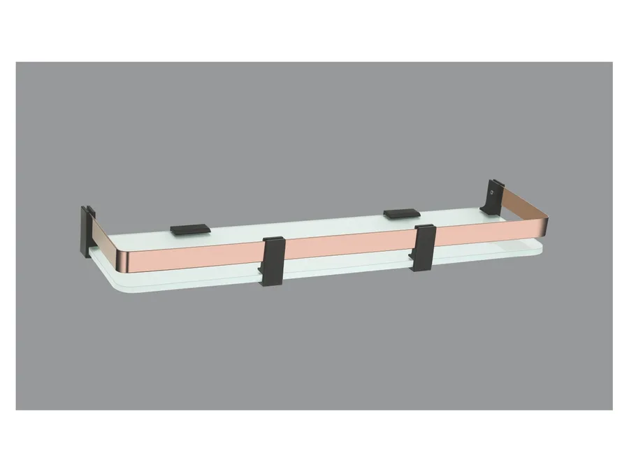 Sparrow 8 mm Glass Shelf - Two Tone, 5"X15"