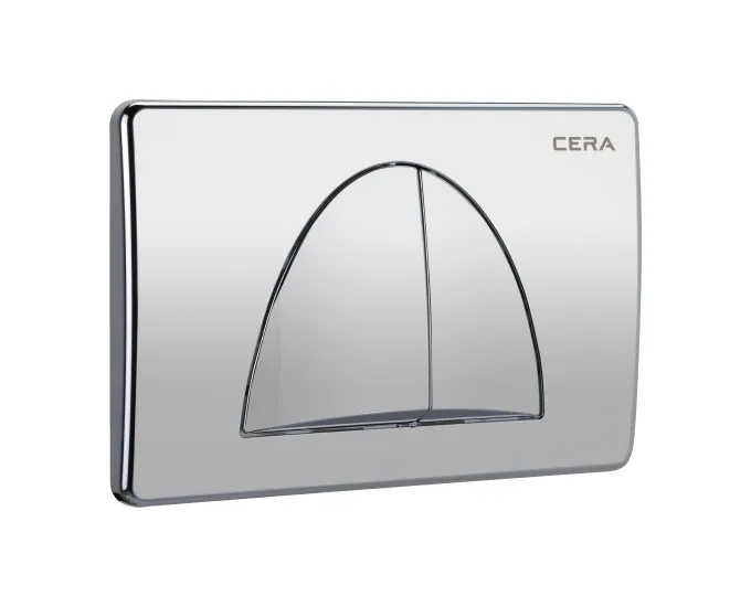 Cera M Type Actuator Knob for Chevron Concealed Cistern Shine Finish