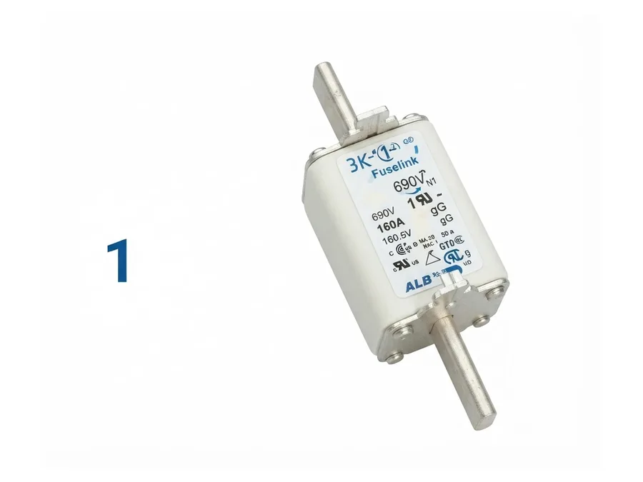 Lauritz Knudsen HN DIN HRC Fuse Link 100A Size 0