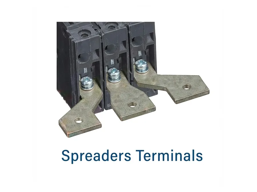 Lauritz Knudsen dsine DZ4-250 4 Pole Spreader Terminals