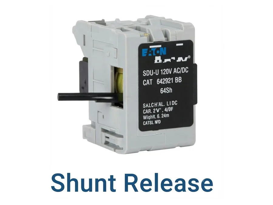 Lauritz Knudsen dsine DN0, DN1 Shunt Release 110V AC Left