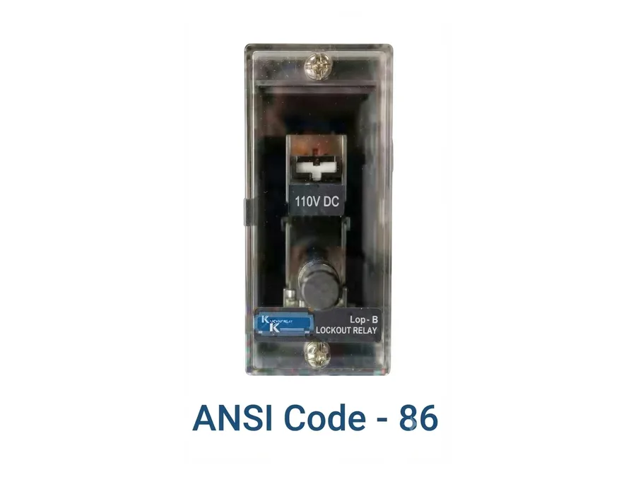 Lauritz Knudsen LocR Single Element Lockout Relay 110 V DC