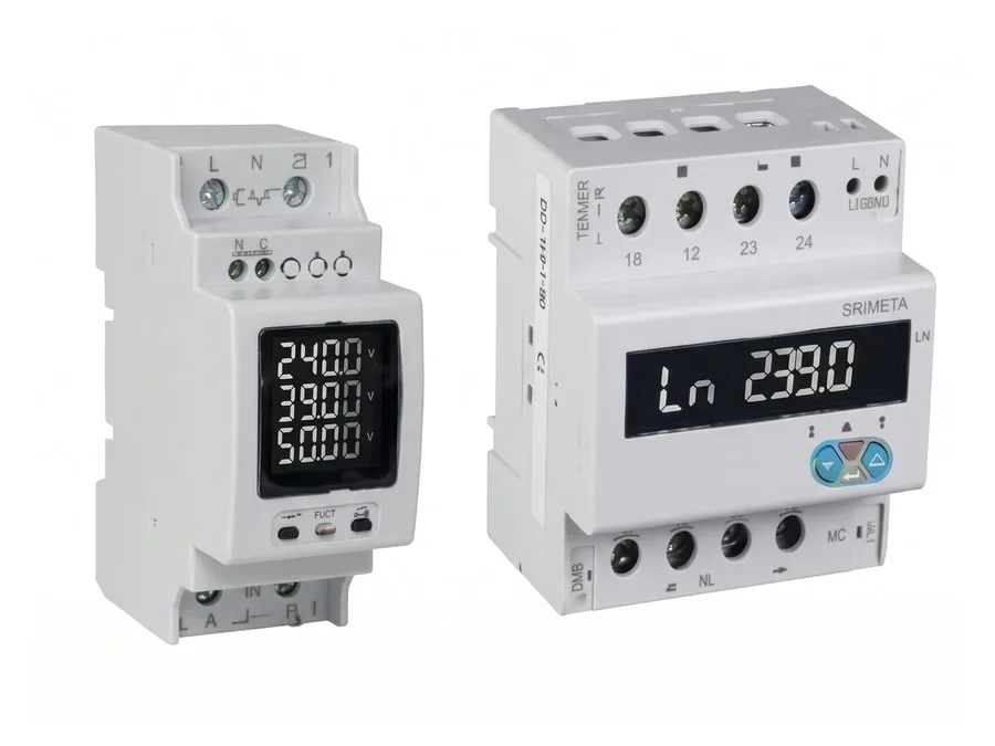 Lauritz Knudsen 40x0 Series Three Phase 80 A DIN Basic Multifunction Meter with RS485