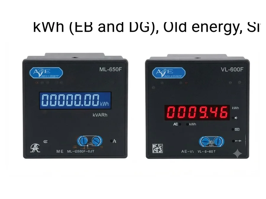 Lauritz Knudsen 4040 Series Dual Source LED Basic Multifunction Meter Class 1 with RS485