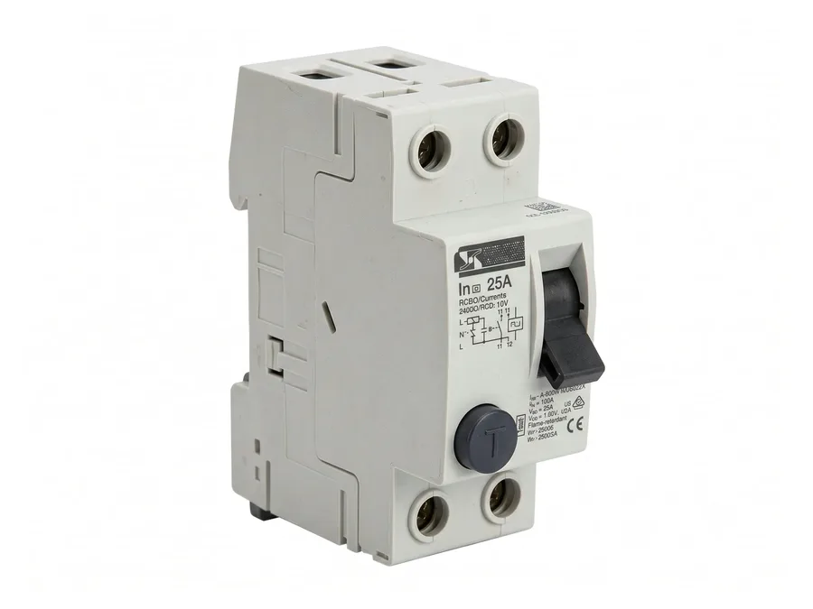 Lauritz Knudsen Double Pole (DP) 25A 300mA Residual Current Circuit Breaker