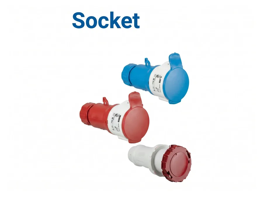 Lauritz Knudsen Industrial Socket 16A 2P+E IP67