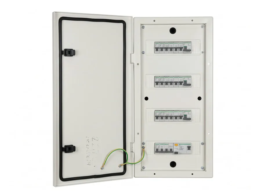 Lauritz Knudsen Tier PPI 10 Way IP43 Metal Door Distribution Board