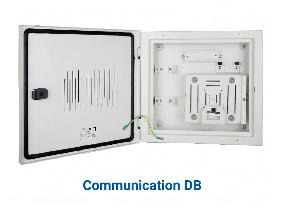 Lauritz Knudsen Cable End Box for Horizontal PPI Double Door 12 Way Distribution Board