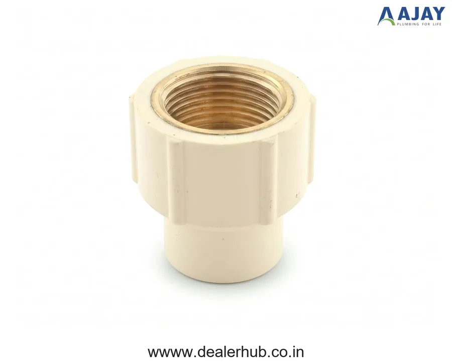 CPVC Brass FTA Insert Type (FABT) 1" X 3/4" (25x20 mm) Flowline Plus Ajay