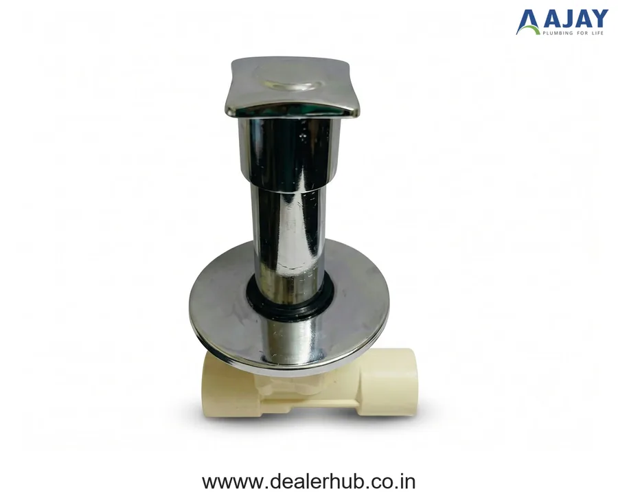 CPVC Square Type Concealed Valve (Quarter Turn) 3/4" (20 mm) Flowline Plus Ajay