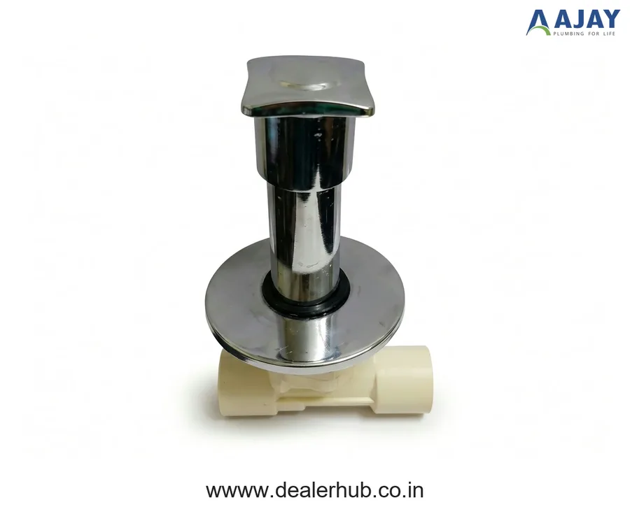 CPVC Square Type Concealed Valve (Full Turn) 3/4" (20 mm) Flowline Plus Ajay