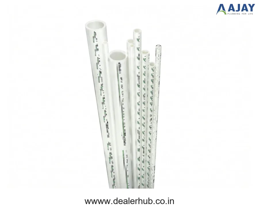 UPVC Pipe SCH 80 (3 Mtr) 8" (200 mm) Greenline Ajay