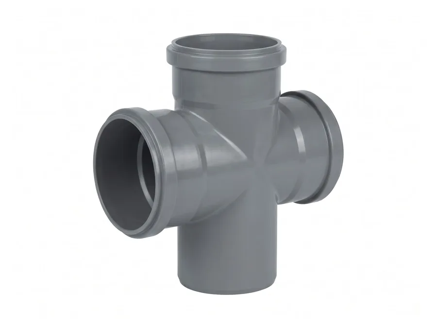 Solventfit Reducing Tee with Door 6"x4" (160x110 mm) SWR Ajay