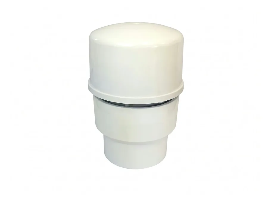 White Air Admittance Valve + 40/50mm Adapter 1" (32-50 mm) SWR Ajay
