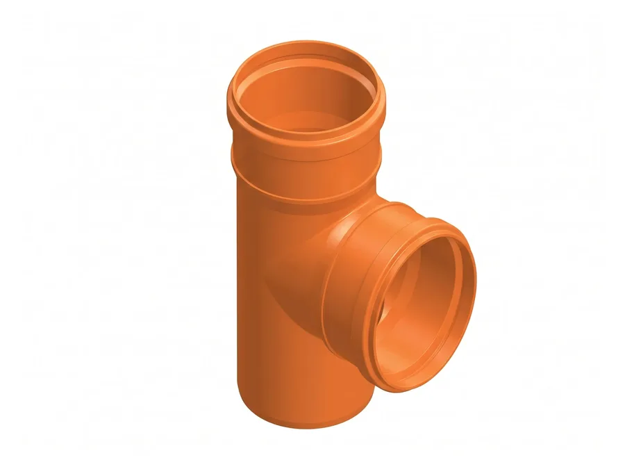 Ring Fit (RF) Single Tee Plain 4" (110 mm) Terraline Ajay