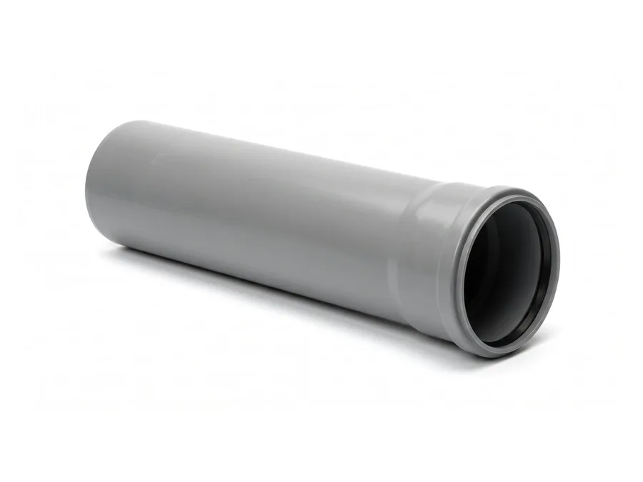 Finolex SWR Selfit Cut Piece Type A 10 Ft Double Socket 75mm (2-1/2 inch) Drainage Pipe