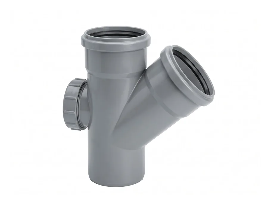 Finolex SWR Ringfit Single Y Door 160mm (6 inch) Drainage Fitting