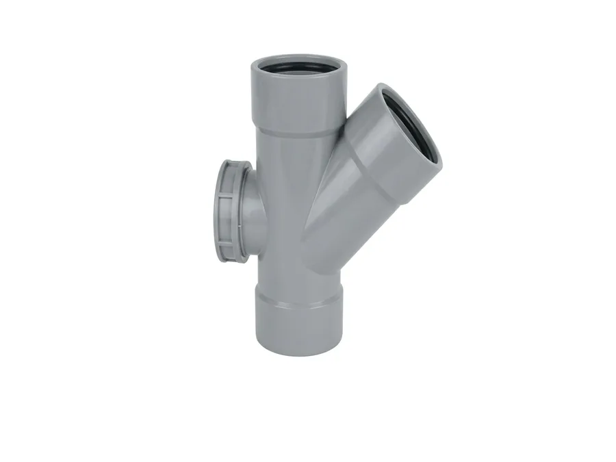 Finolex SWR Selfit Single Y Door 160mm (6 inch) Drainage Fitting