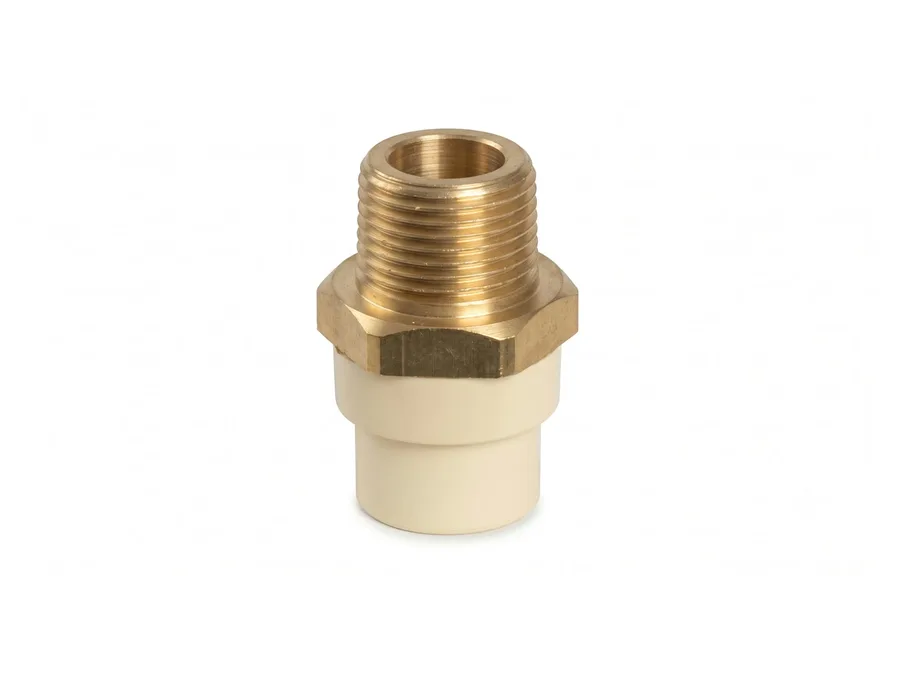 Finolex Brass MTA (Male Threaded Adaptor) 28.60mm (1 inch) SDR-11 CPVC