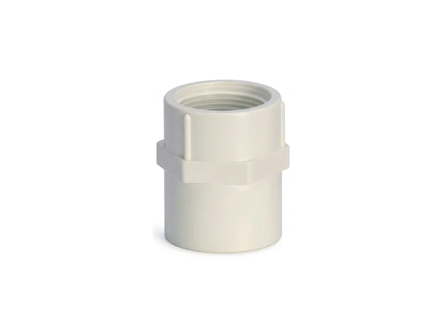 Finolex PVC-U Female Threaded Adaptor (FTA) SCH-80 2 Inch (60.32 mm)