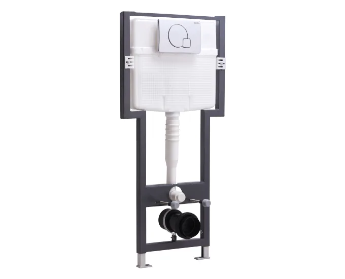 CERA Chevron Concealed Cistern with Full Frame 500 x 90 x 460 mm