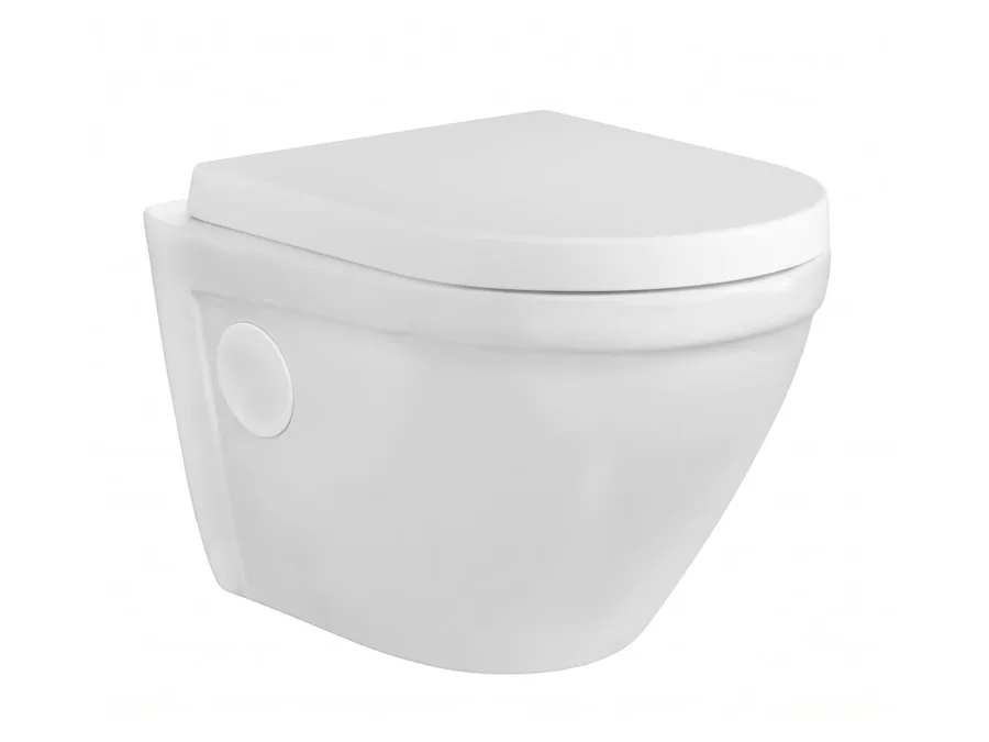 Connor Washdown Wall Hung WC (P-Trap 215 mm) - White