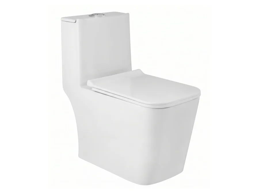 Leora Siphonic One Piece WC with UF Soft Close Seat Cover - White