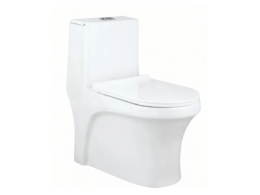 Kupa Rimless Washdown One Piece WC with UF Soft Close Seat Cover (S-Trap 220 mm) - White