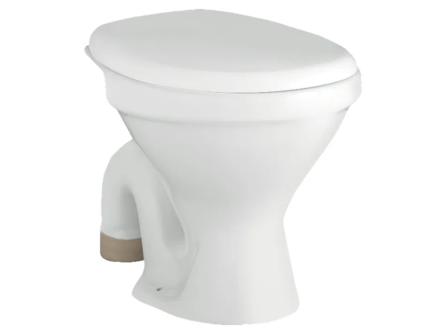Jayden EWC Set with KS2100 PP Hard Close Round Seat Cover - White